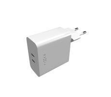 FIXED Sieťová nabíjačka 65W s USB-C výstupom a podporou PD biela