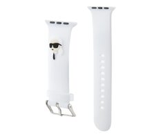 Karl Lagerfeld Karl Head NFT Remienok pre Apple Watch 38/40/41 biela