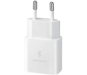Samsung EP-T2510 25W adaptér biela / USB-C nabíjačka / rýchle nabíjanie / bez kábla  