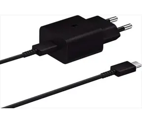 Samsung EP-T2510 čierna / USB-C nabíjačka / rýchle nabíjanie / 25W / 1m