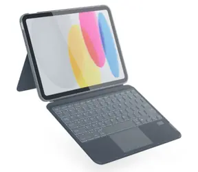 Epico Ochranný kryt s QWERTY klávesnicou pre Apple iPad 10.2" sivá