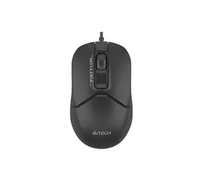 A4Tech FM12ST čierna / Kancelárska optická myš / 1200 DPI / 3tl. + koliesko / USB / 1.5 m