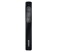 A4Tech LP15 čierna / bezdrôtový prezentér s laserom / ukazovátko / 2.4 GHz