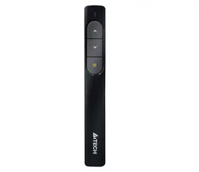 A4Tech LP15 čierna / bezdrôtový prezentér s laserom / ukazovátko / 2.4 GHz
