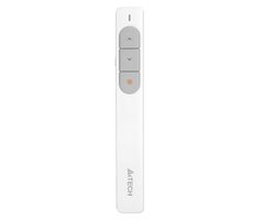 A4Tech LP15 biela / bezdrôtový prezentér s laserom / ukazovátko / 2.4 GHz