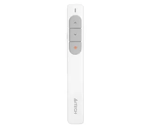 A4Tech LP15 biela / bezdrôtový prezentér s laserom / ukazovátko / 2.4 GHz
