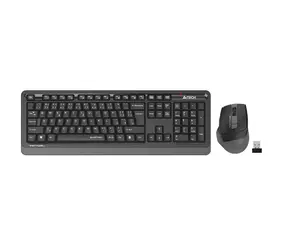 A4Tech FGS1035Q šedá / set bezdrôtová klávesnica + optická myš / CZ / USB