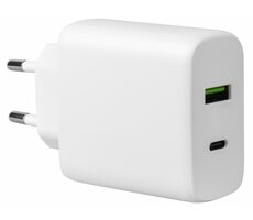 Avacom HomePRO+ Sieťová USB-C/USB-A nabíjačka s Power Delivery 65W / 1x USB-C (F) / 1x USB-A (F)