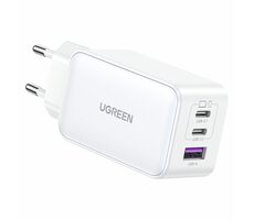 Ugreen Nexode biela / nabíjačka / 2x USB-C &amp; USB-A / 65W
