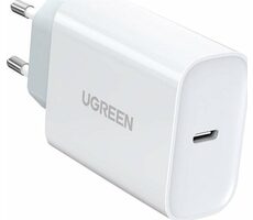 Ugreen Rýchlonabíjací adaptér biela / USB-C / 30W / PD3.0 / QC4.0