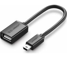 Ugreen US249 Adaptér Mini USB (M) - USB-A (F) 0.15m čierna