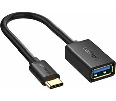 Ugreen Kábel USB-C (M) - USB-A 3.0 (F) 0.15m čierna
