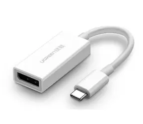 Ugreen Adaptér USB-C (M) - DisplayPort (F) 0.15m biela