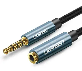 Ugreen AV118 Predlžovací kábel 3.5mm Jack (M) - 3.5mm Jack (F) 2m modrá