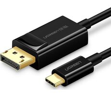 Ugreen Kábel USB-C (M) - DisplayPort (M) 1.5m čierna / 4K