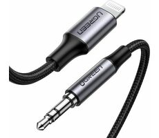 Ugreen 70509 Kábel Lightning (M) - 3.5mm Jack (M) 1m čierna