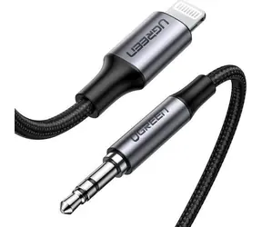 Ugreen 70509 Kábel Lightning (M) - 3.5mm Jack (M) 1m čierna