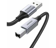 Ugreen 80802 Kábel USB-A 2.0 (M) - USB-B 2.0 (M) 1.5m čierna / opletený