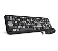 Connect IT FASHION Wireless Combo čierna / Set bezdrôtová klávesnica + myš / CZ + SK layout / USB / 1600DPI 