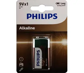 Philips batéria 9V Entry Alkaline - 1ks