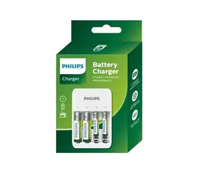 Philips SCB4013NB/00 / USB nabíjačka AAA batérií / 4X AAA