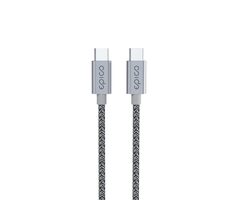 Epico Dátový kábel USB-C 60W 1.2m šedá / 2x USB-C(M)