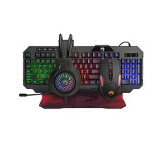 Marvo CM430 čierna / Sada klávesnice &amp; slúchadiel &amp; myši &amp; podložka