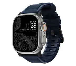 Nomad Rugged Strap remienok pre Apple Watch AW Ultra (49 &amp; 45 &amp; 44 mm) modrá - čierna