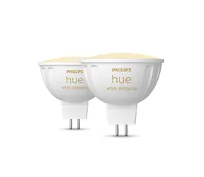 Philips Hue WA LED žiarovka 5.1W sada 2ks / GU5.3 / MR16 / 12V / 400lm / 2200K-6500K / IP20