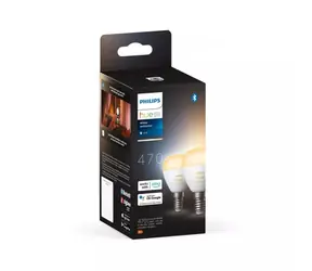Philips HUE WA LED Luster žiarovka 5.1W sada 2ks / E14 / 470lm / 2200-6500K / IP20