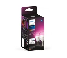 Philips HUE WACA LED Luster žiarovka 5.1W sada 2ks / E14 / 470lm / 2000-6500K / stmievateľné / IP20