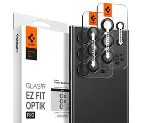 Spigen Glass tR EZ Fit Optik Pre ochranné sklo pre Samsung Galaxy S24 Ultra čierna 2ks