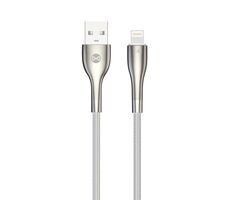Forever Sleek Kábel USB-A (M) - Lightning (M) 1m biela / 2.4 A 
