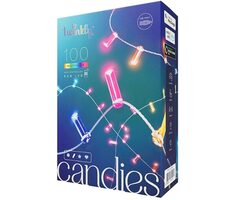 Twinkly Candies LED TWKC100RGB-T 100 ks 6 m / šikovná svetelná reťaz / RGB / Wi-Fi / Bluetooth