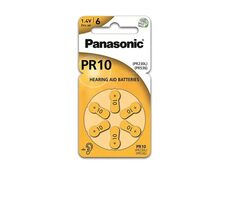 Panasonic PR10 (PR230) 6ks / Batéria do načúvadiel / 1.4V / 91 mAh / ZnAir