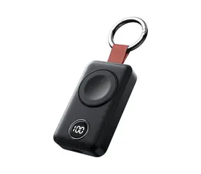 Joyroom JR-WQW01 čierna / Prenosná bezdrôtová nabíjačka pre hodinky / 2000mAh