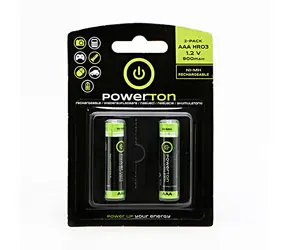 Powerton Nabíjací Batéria AAA 900mAh 1.2V 2ks 