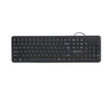 Powerton WPK102 US layout čierna / Klávesnica / membránová / USB / US layout