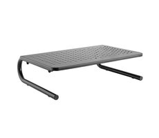 Powerton Podstavec pod monitor plast čierna / nosnosť 20 kg