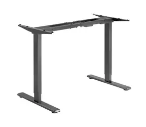 Powerton Rám stola čierna / Elektricky nastaviteľná výška / 72 až 120 cm / nosnosť 100 kg