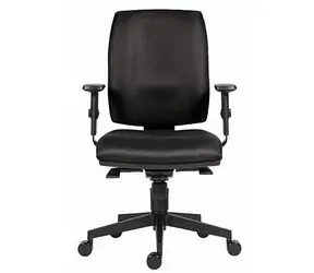 Powerton Hana čierna / Kancelárske ergonomické kreslo / nosnosť 120 kg