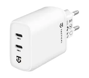 Tactical Base Plug Dual 40W biela / nabíjačka do siete / 2x USB-C &amp; USB-C / 3A 