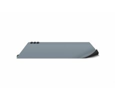 UNIQ Hagen Inteligentná obojstranná podložka na stôl s magnetickými držiakmi na káble čierno-modrá / 682x350x1 mm