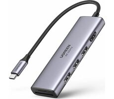 UGREEN HUB USB-C (3x USB 3.0 + HDMI + SD/TF)