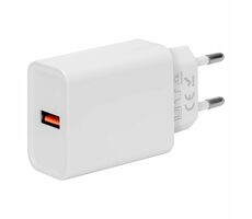 Obal:Me Cestovná Nabíjačka USB-A 18W biela