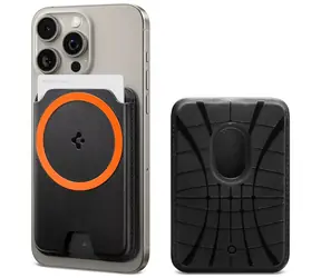 Spigen Valentinus MagSafe Wallet 3 Card pre Apple čierna