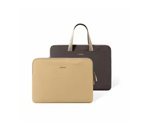 tomtoc Light-A21 Dual-color Slim Puzdro s pútkom pre 13.5" notebook hnedá 
