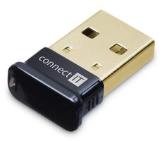 Connect IT CFF-1100 čierna / Bluetooth USB adaptér / BT 5.0