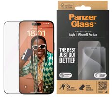 PanzerGlass UWF Ochranné sklo pre Apple iPhone 15 Pro Max / Inštalačný set 