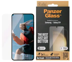 PanzerGlass UWF Ochranné sklo pre Samsung Galaxy S24 / Inštalačný set 